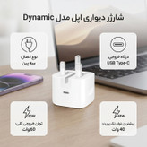 شارژر آیفون 40 واتی داینامیک