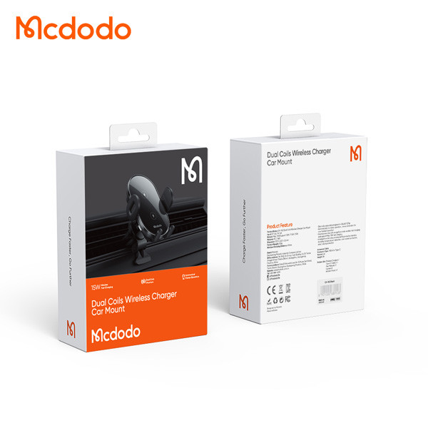 هولدر و شارژر وایرلس 15 وات ماشینی با کابل مک دودو – Mcdodo CH-1600